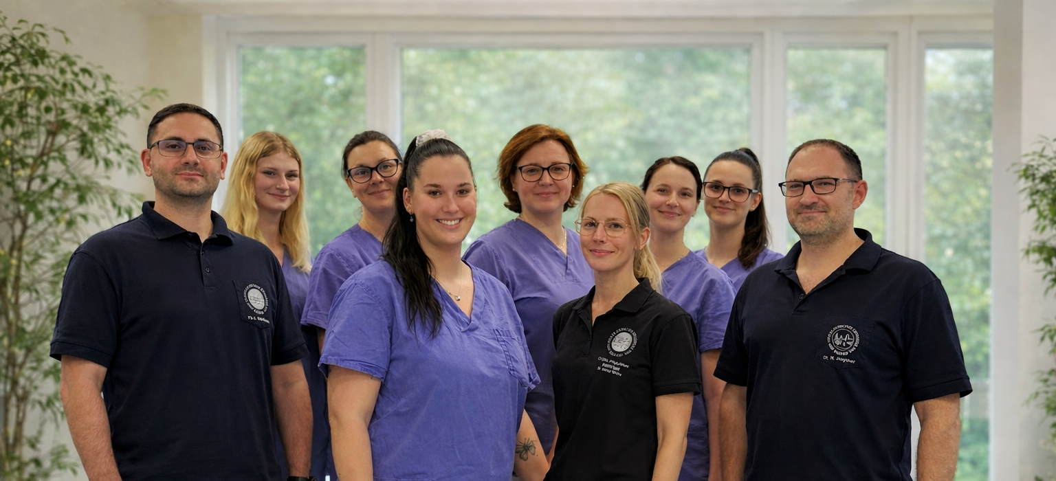 Das Team der Onkologie Passau ist zu sehen.